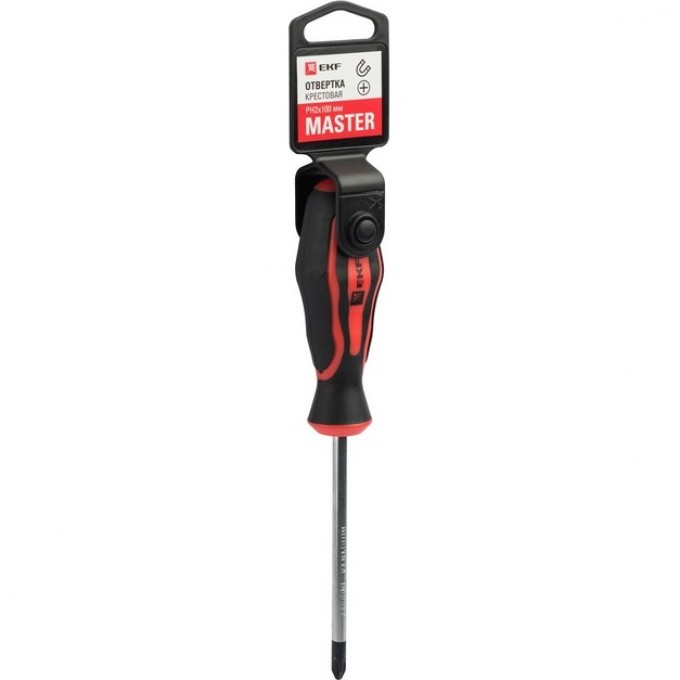 Отвертка EKF BASIC MASTER PH2x100 мм ph-2-100-mas